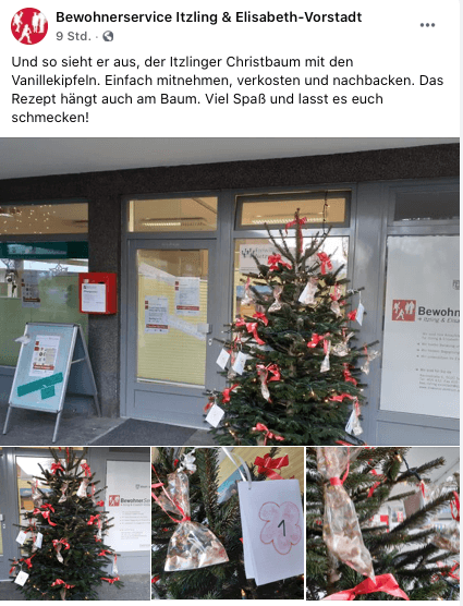 Adventskalender Bewohnerservice Itzling